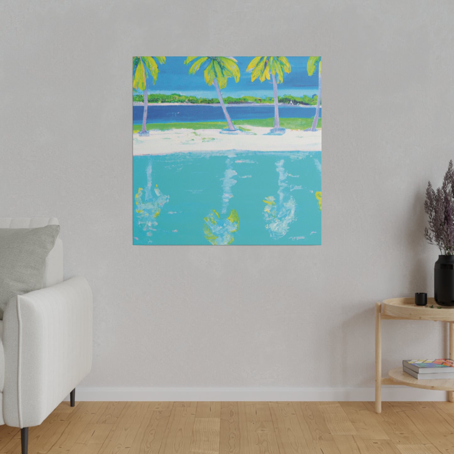 2196Z - Bahamas Ocean Painting Print | Bahamas | Ocean | Beach | Poster | Home Decor | Wall Art | Canvas