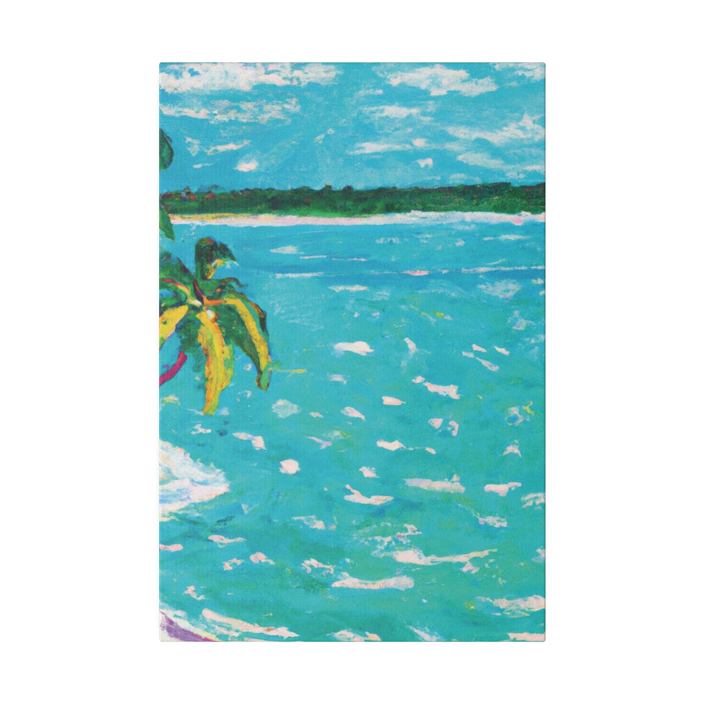 8278H - Bahamas Ocean Painting Print | Bahamas | Ocean | Beach | Poster | Home Decor | Wall Art | Canvas