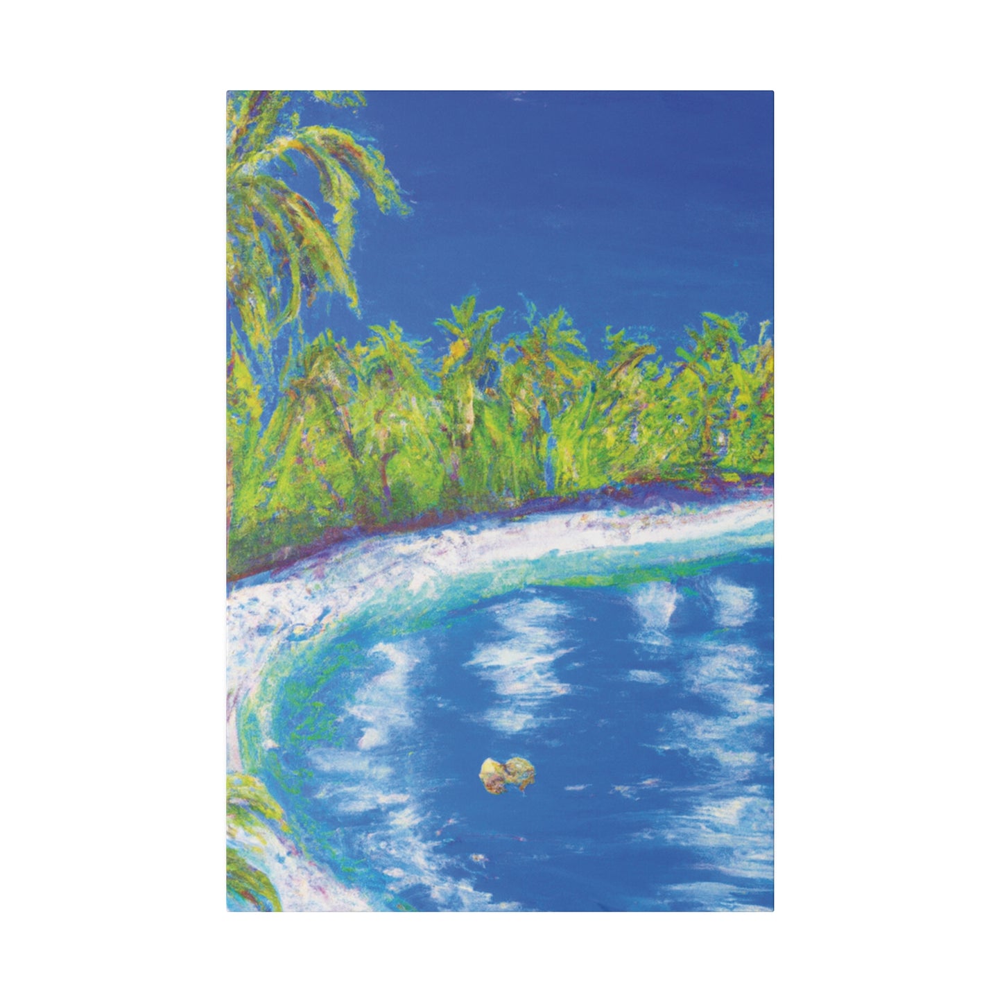 3798C - Bahamas Ocean Painting Print | Bahamas | Ocean | Beach | Poster | Home Decor | Wall Art | Canvas