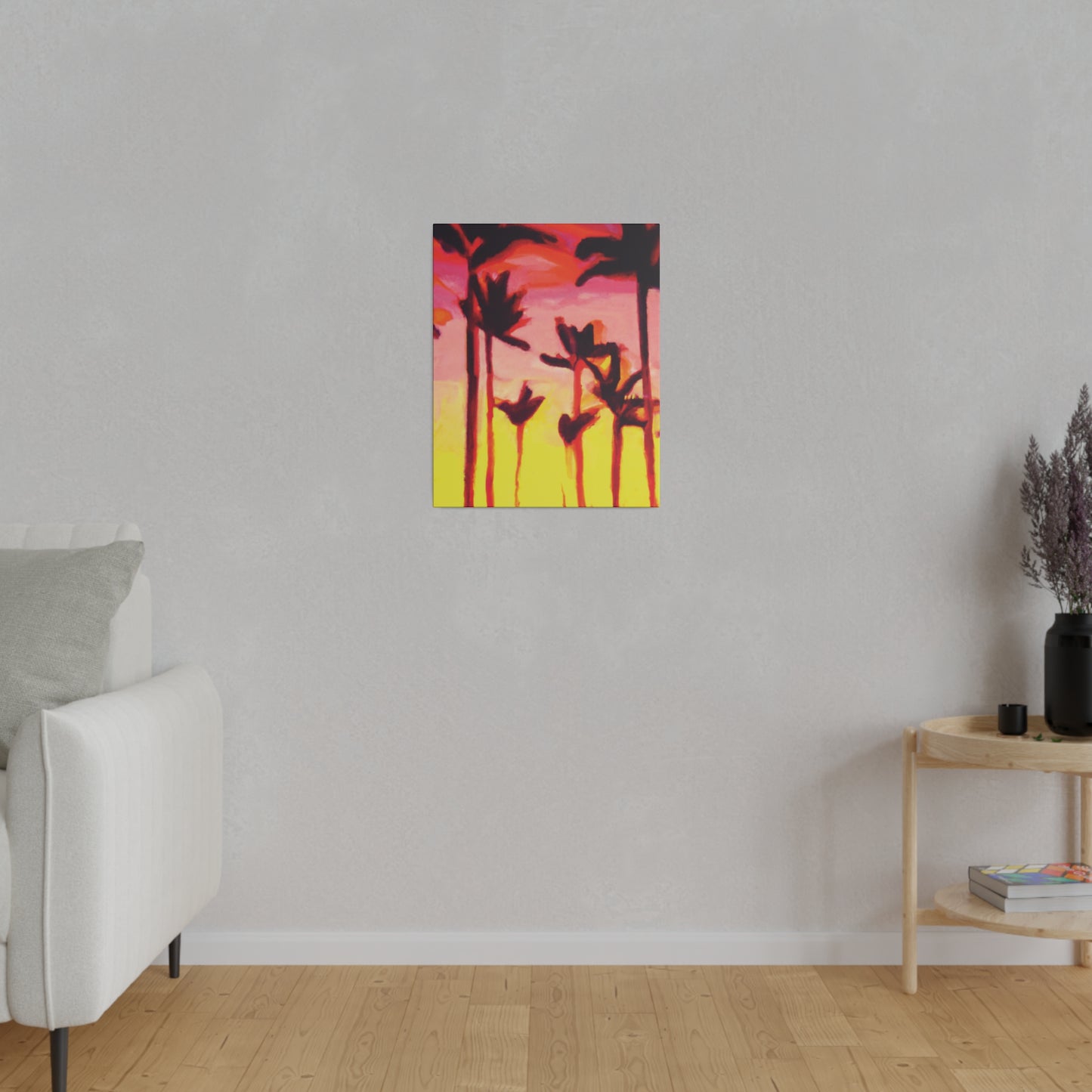 2249A - Miami Beach Sunset Painting Print | Miami | Beach | Sunset | Poster | Home Decor | Wall Art | Canvas