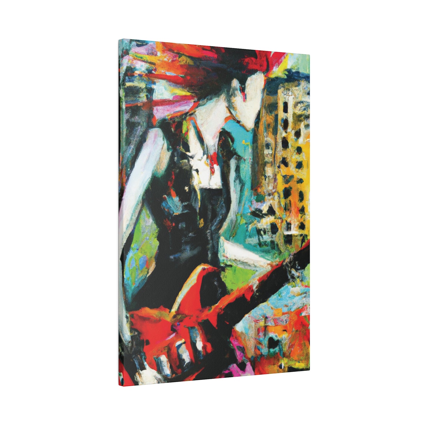 3226O - Rockstar Oil Painting Style Print | Poster | Home Decor | Wall Art | Music Art | Canvas