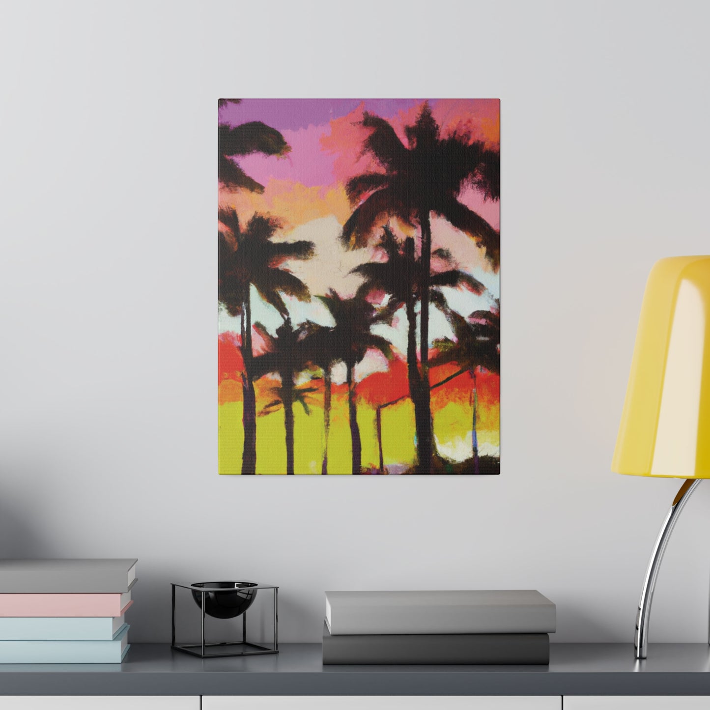 2187U - Miami Beach Sunset Painting Print | Miami | Beach | Sunset | Poster | Home Decor | Wall Art | Canvas