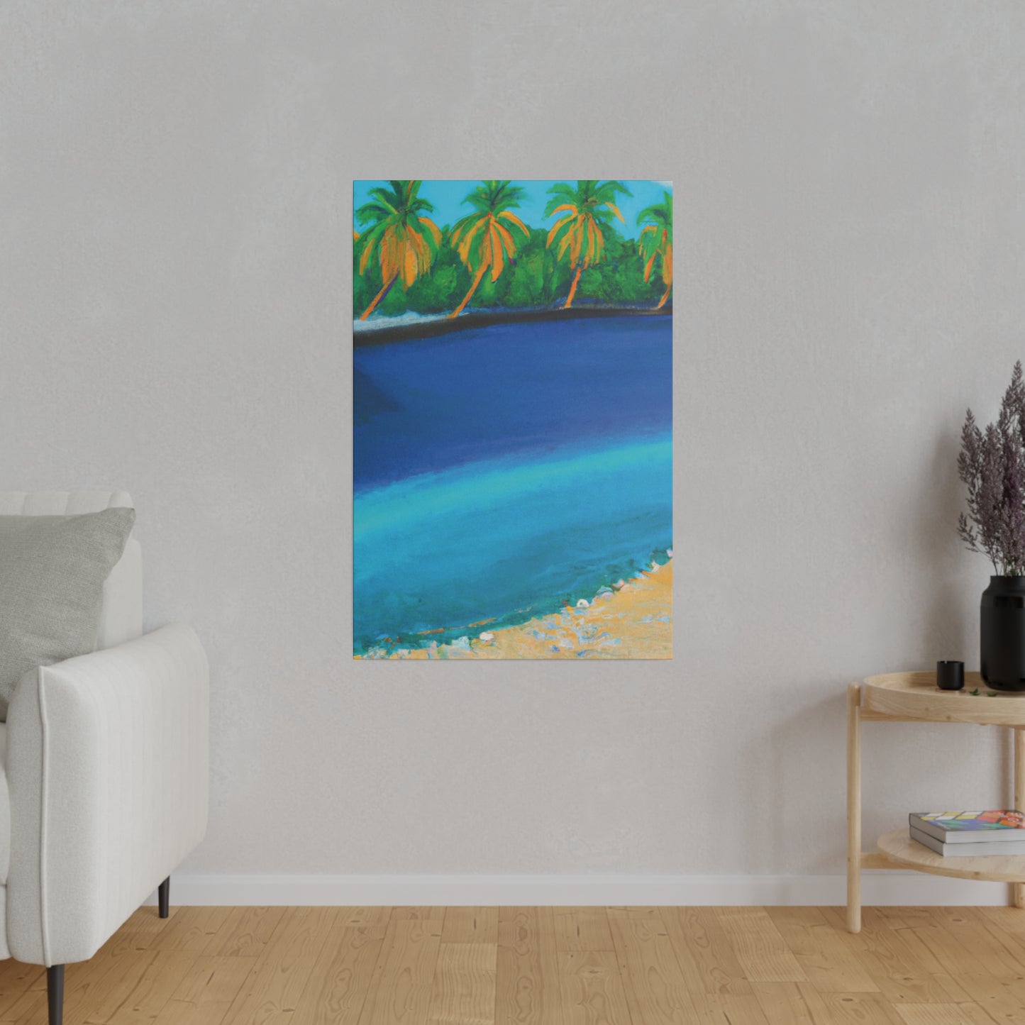 4195T - Bahamas Ocean Painting Print | Bahamas | Ocean | Beach | Poster | Home Decor | Wall Art | Canvas