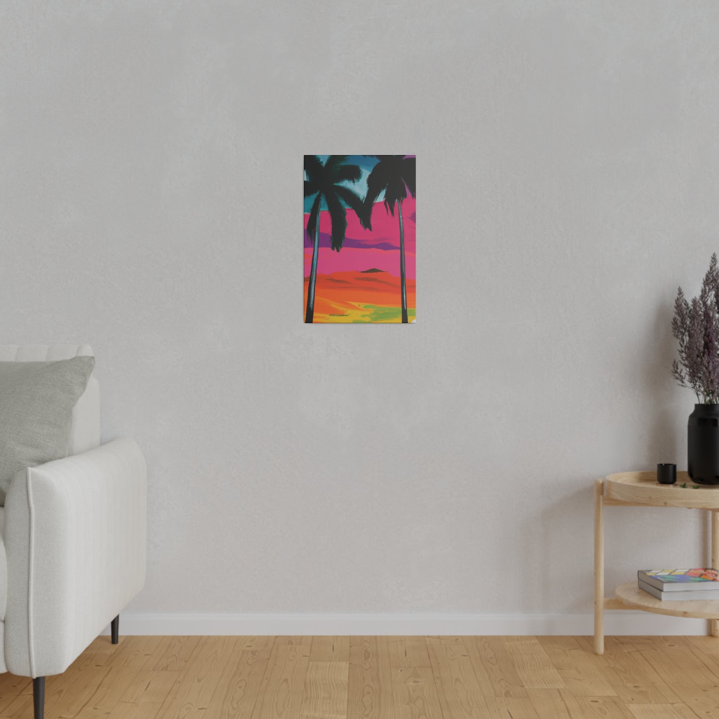 9027A - Miami Beach Sunset Painting Print | Miami | Beach | Sunset | Poster | Home Decor | Wall Art | Canvas