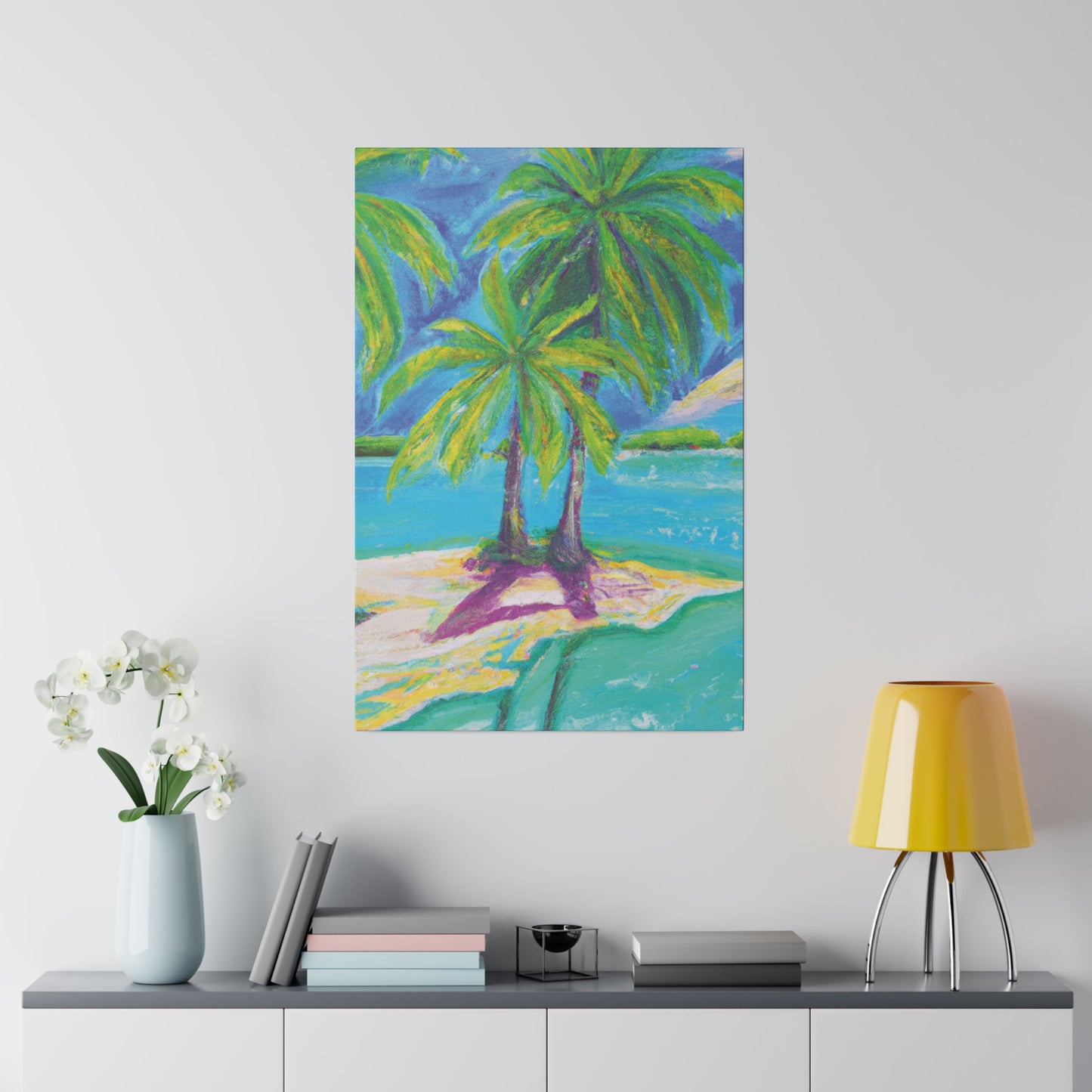 6632P - Bahamas Ocean Painting Print | Bahamas | Ocean | Beach | Poster | Home Decor | Wall Art | Canvas