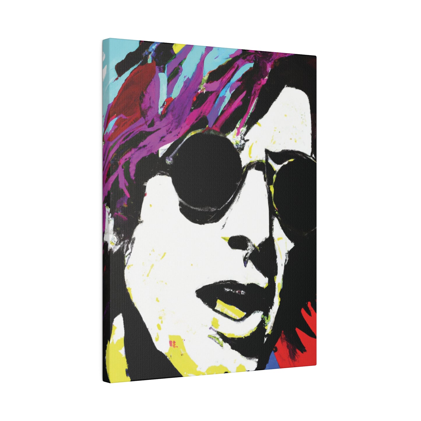 9436F - Rockstar Painting Print | Face | Abstract | Poster | Home Decor | Wall Art | Music Art | Canvas