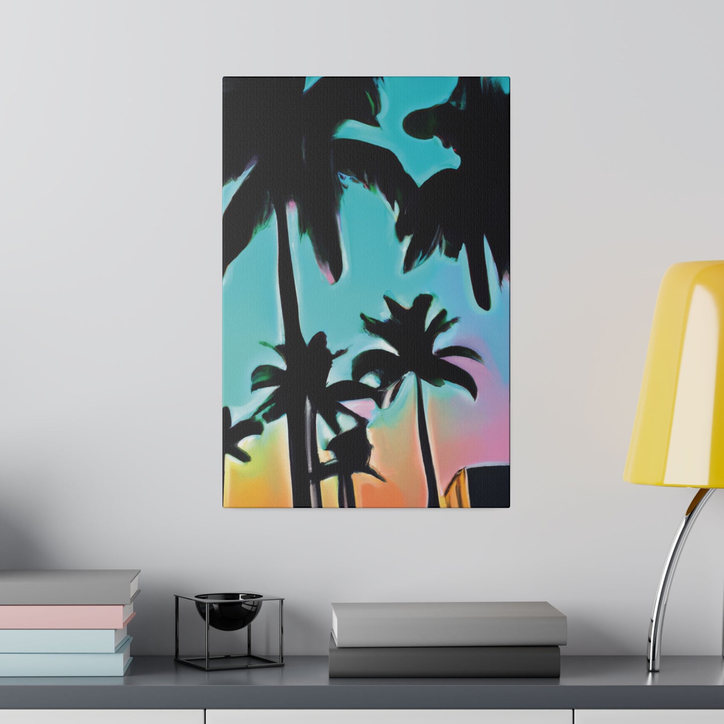 5491X - Miami Beach Sunset Painting Print | Miami | Beach | Sunset | Poster | Home Decor | Wall Art | Canvas
