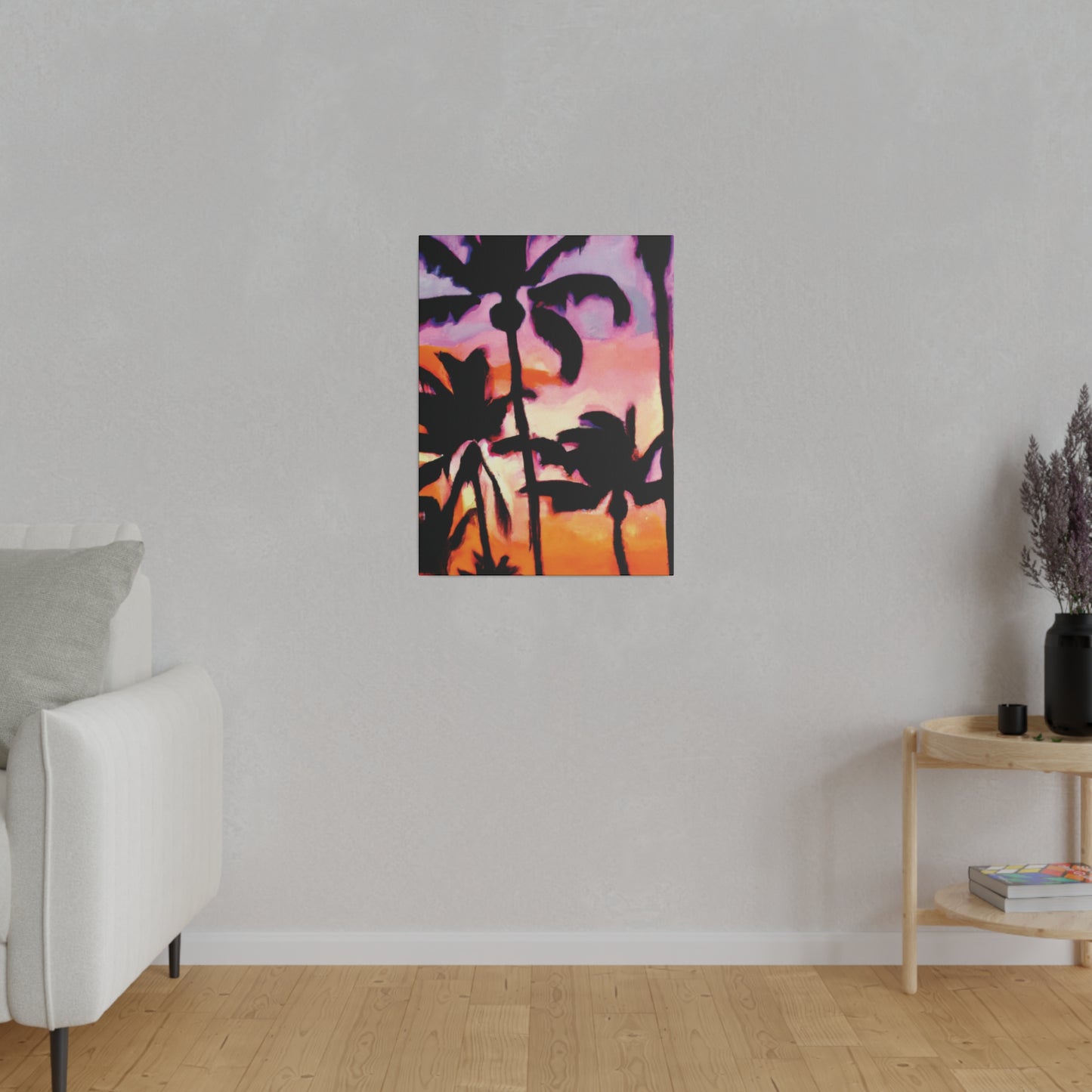 2090A - Miami Beach Sunset Painting Print | Miami | Beach | Sunset | Poster | Home Decor | Wall Art | Canvas