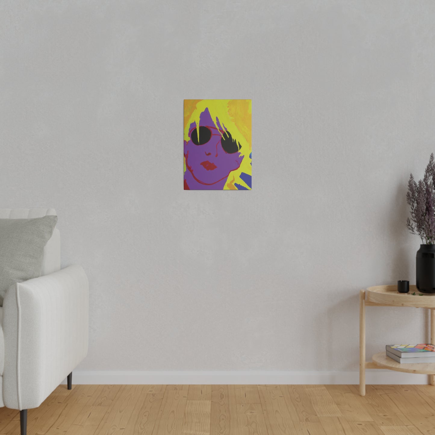 3022A - Rockstar Painting Print | Face | Abstract | Poster | Home Decor | Wall Art | Music Art | Canvas