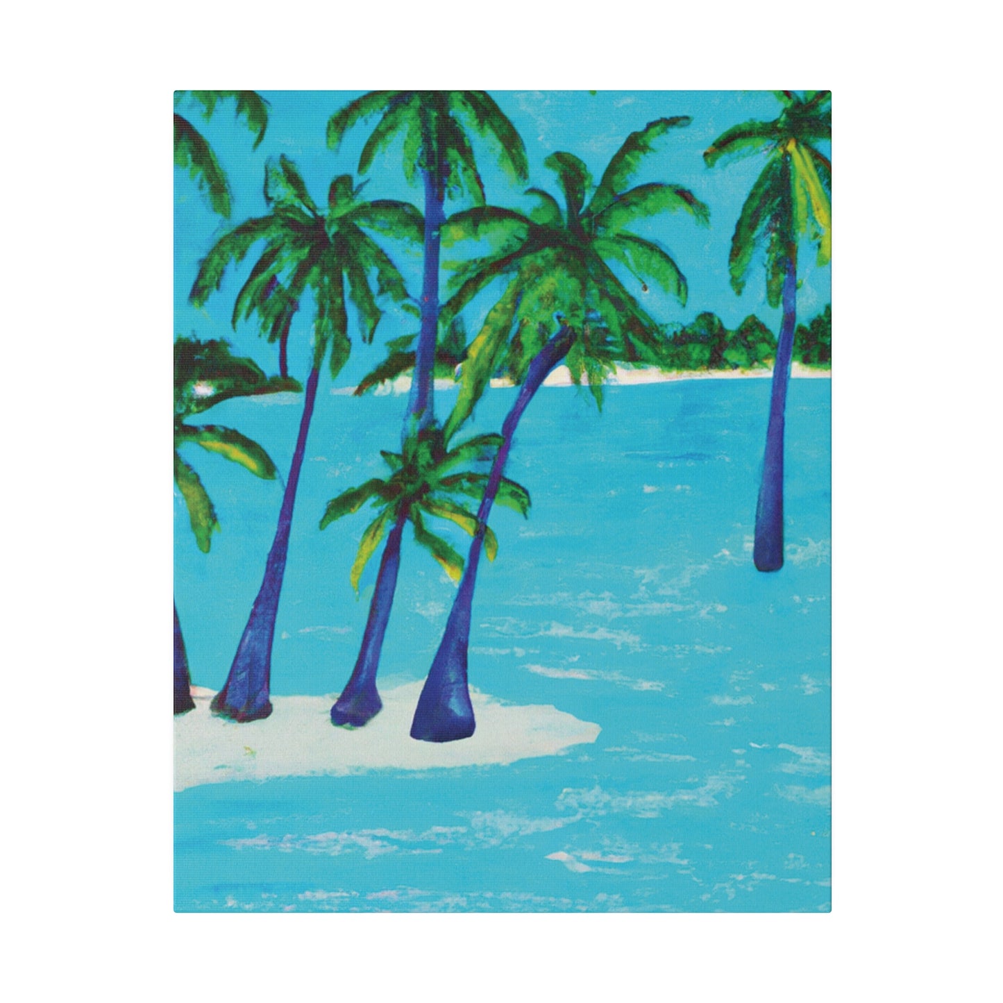 2486G - Bahamas Ocean Painting Print | Bahamas | Ocean | Beach | Poster | Home Decor | Wall Art | Canvas