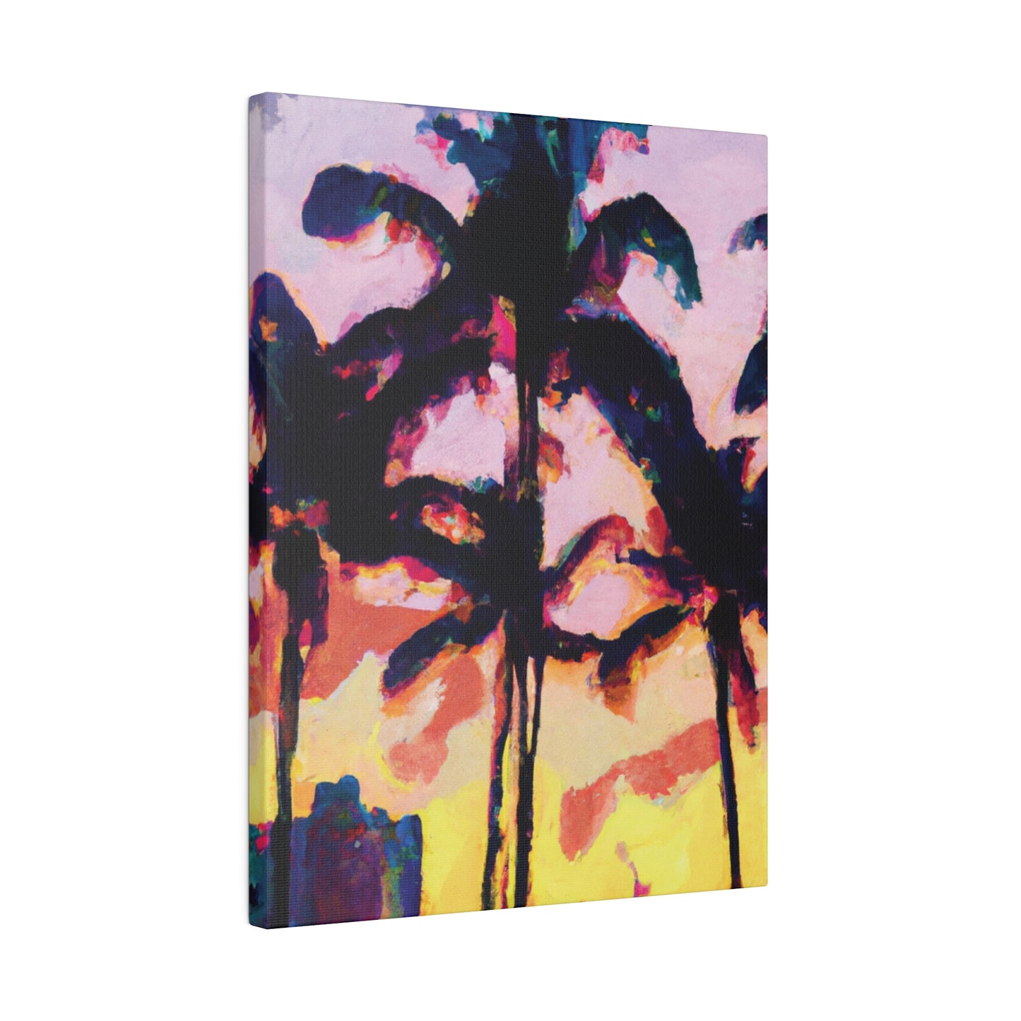 3398S - Miami Beach Sunset Painting Print | Miami | Beach | Sunset | Poster | Home Decor | Wall Art | Canvas