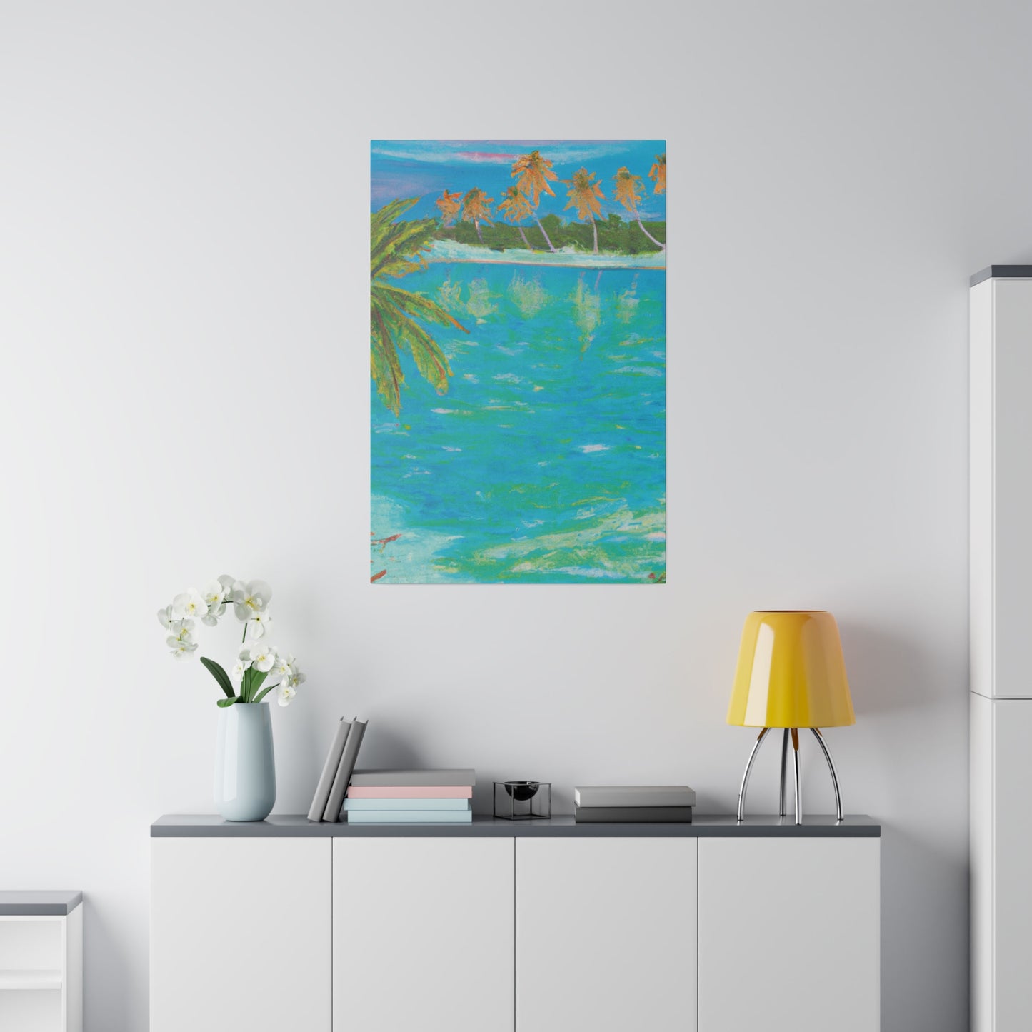 1767P - Bahamas Ocean Painting Print | Bahamas | Ocean | Beach | Poster | Home Decor | Wall Art | Canvas