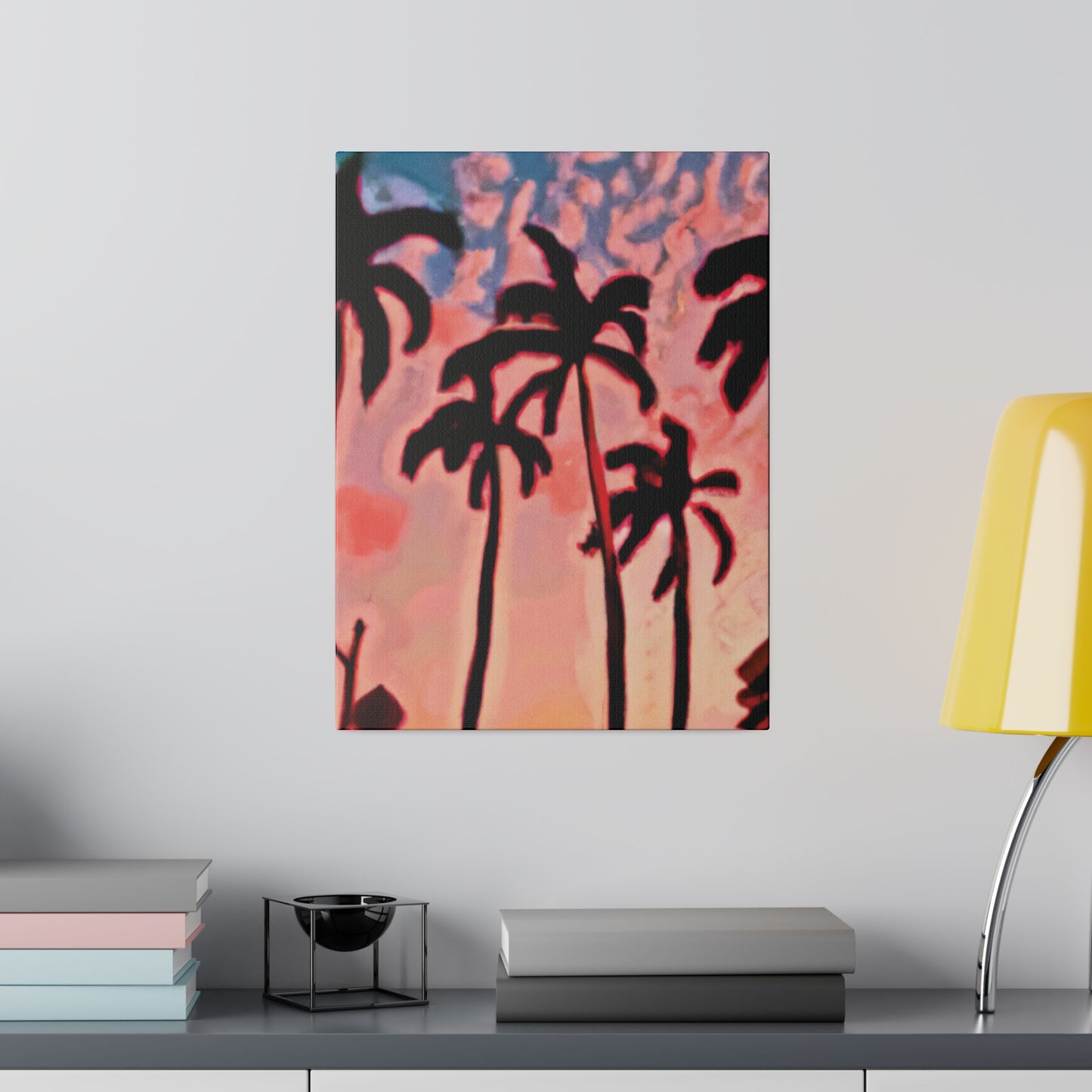 3784J - Miami Beach Sunset Painting Print | Miami | Beach | Sunset | Poster | Home Decor | Wall Art | Canvas