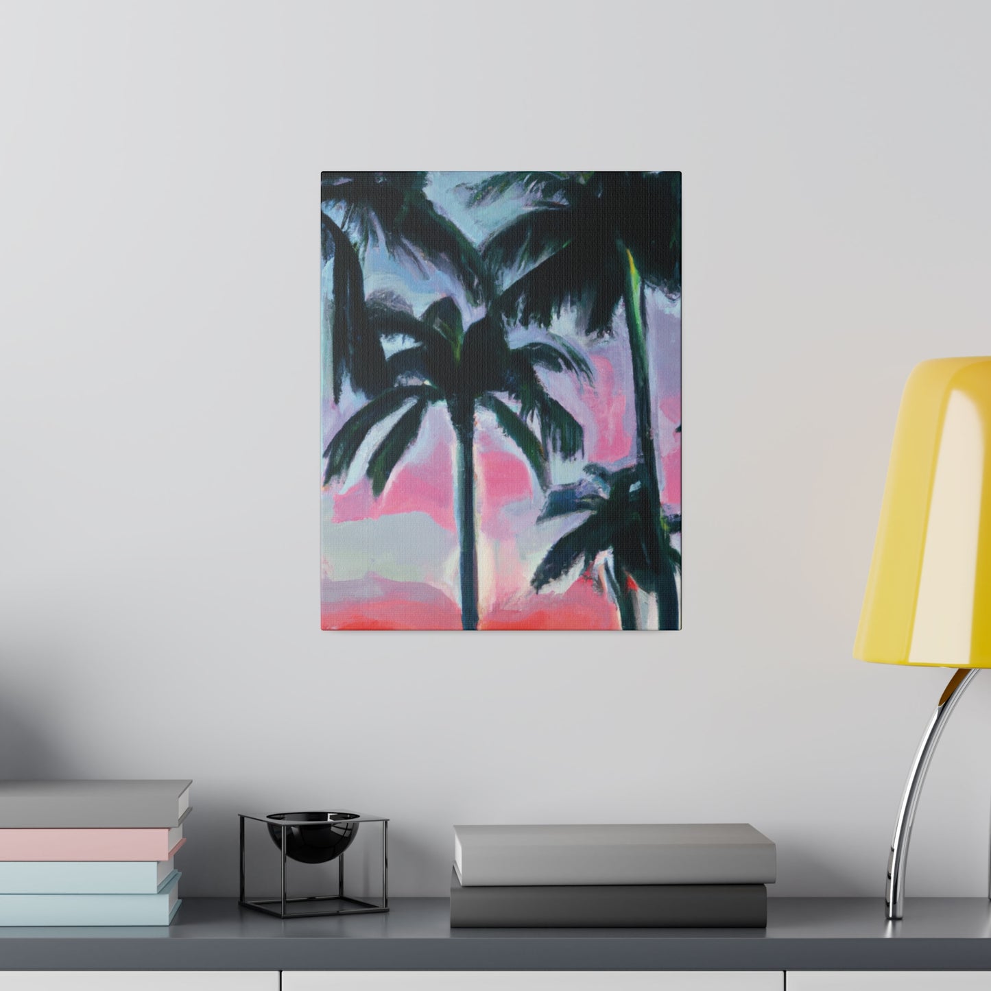 7629F - Miami Beach Sunset Painting Print | Miami | Beach | Sunset | Poster | Home Decor | Wall Art | Canvas