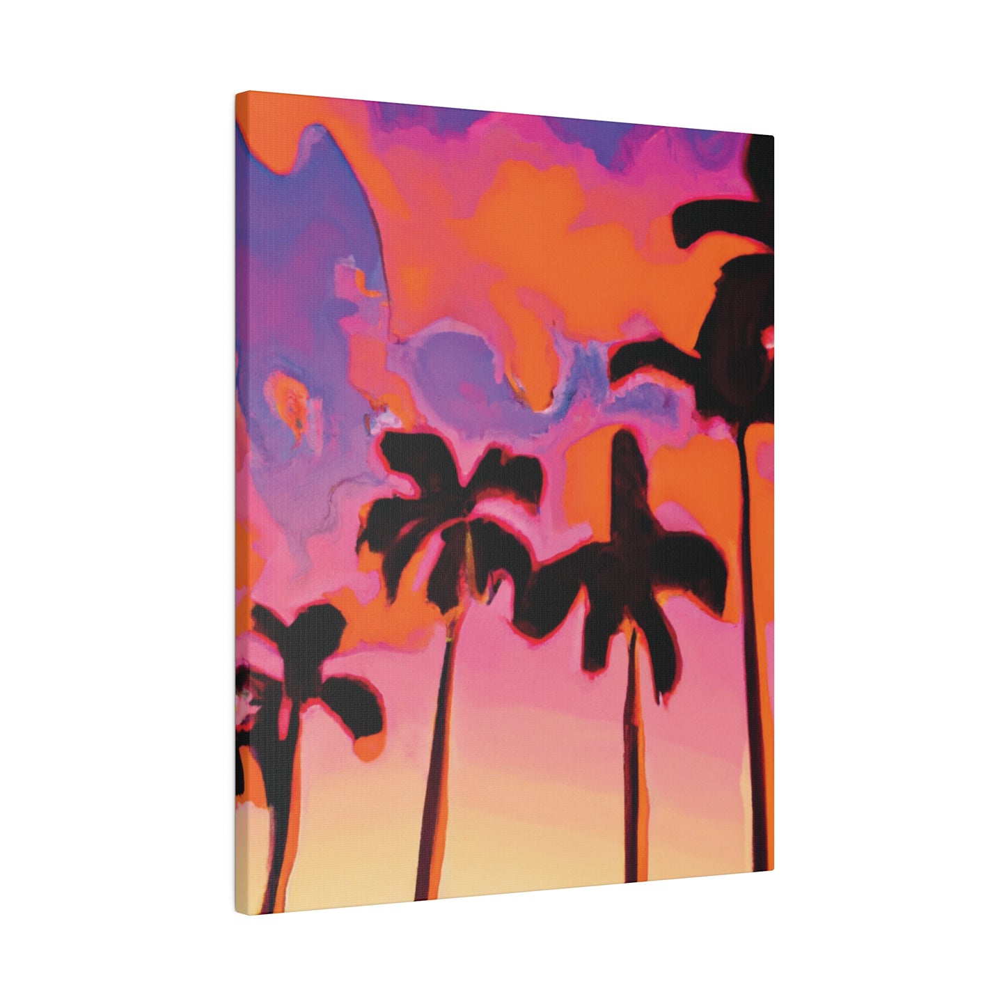 7182U - Miami Beach Sunset Painting Print | Miami | Beach | Sunset | Poster | Home Decor | Wall Art | Canvas