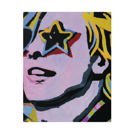 5027F - Rockstar Painting Print | Face | Abstract | Poster | Home Decor | Wall Art | Music Art | Canvas